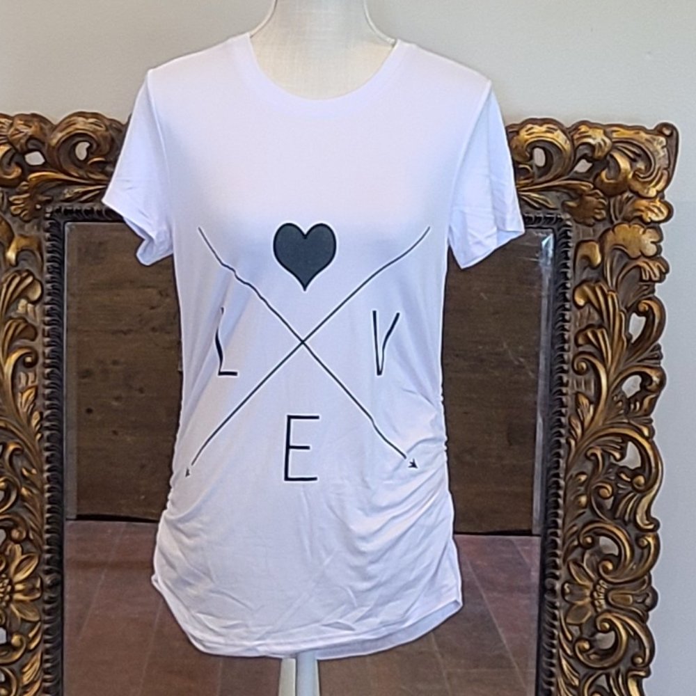The Belly Boxes White T-Shirt Size S